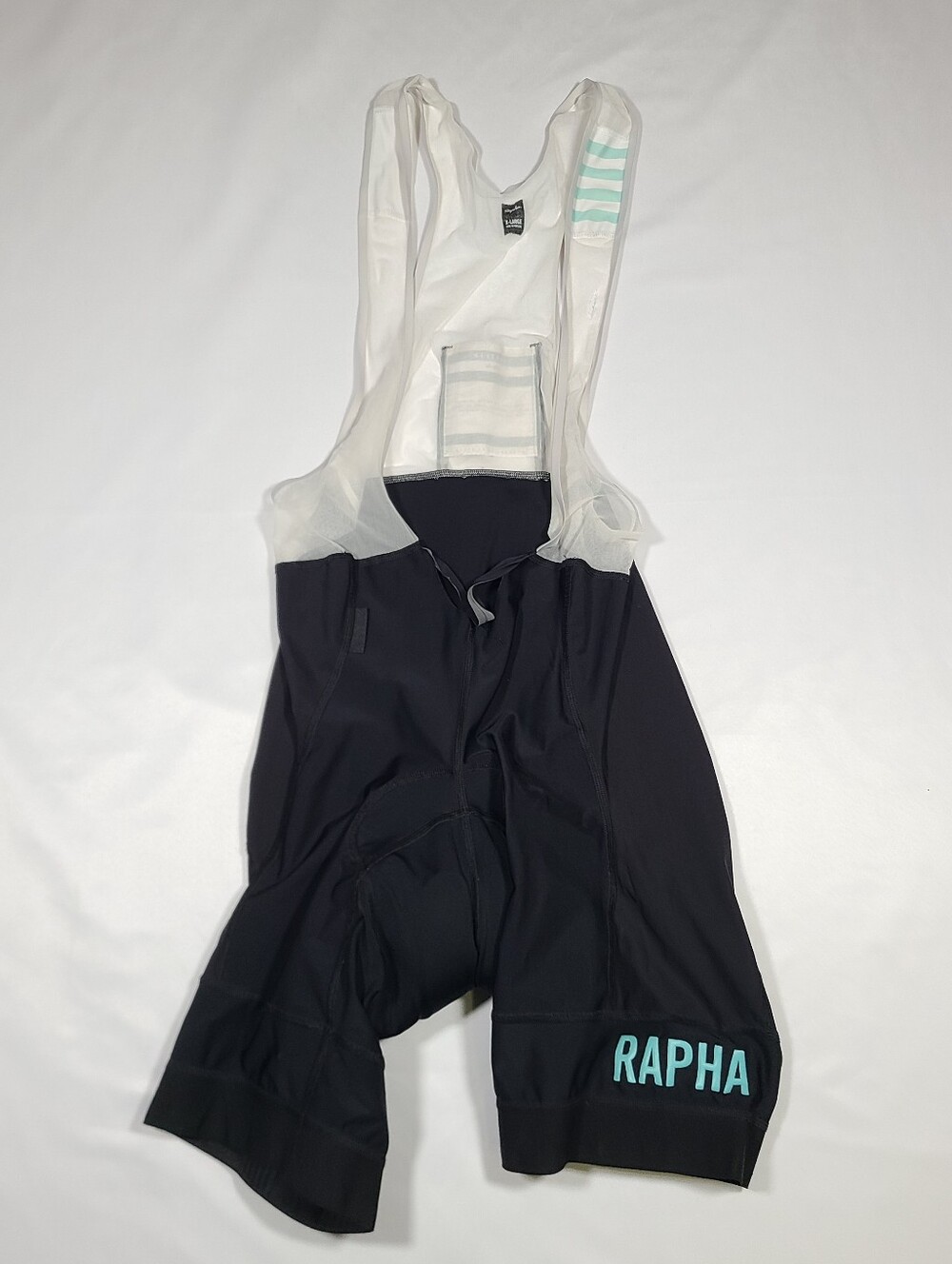 E1 Rapha Men's Pro Team Cycling Bib Shorts Black Padded Road Bike Training XL